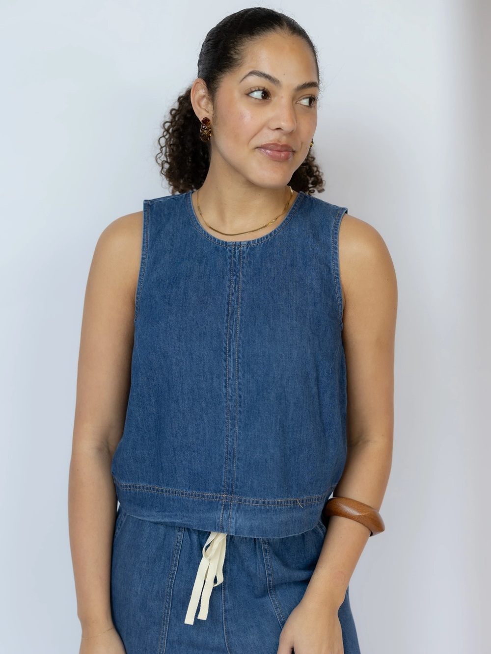 Sun Seeker Denim Tank